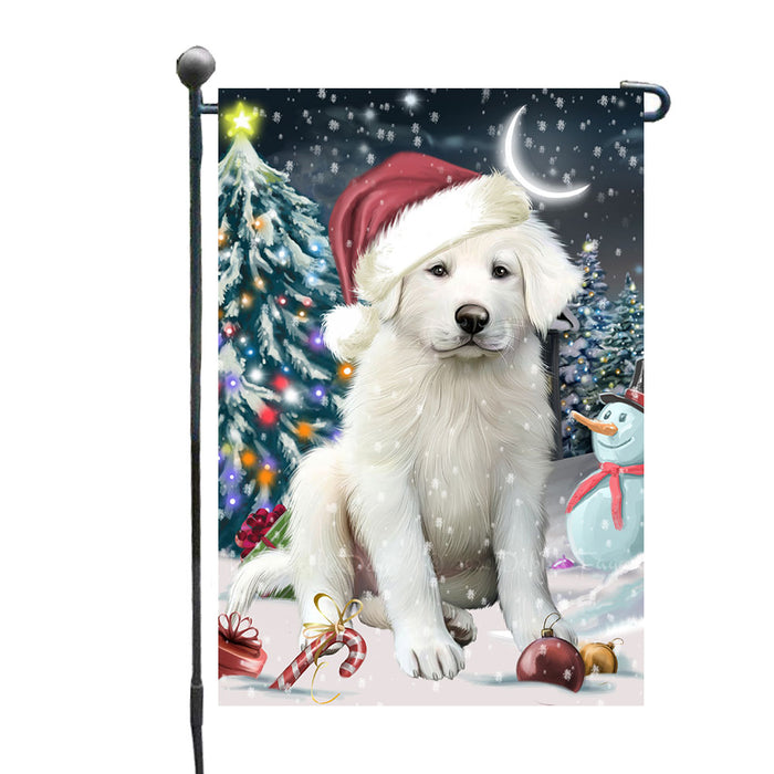 Have a Holly Jolly Christmas Great Pyrenee Dog Garden Flags Outdoor Decor for Homes and Gardens Double Sided Garden Yard Spring Decorative Vertical Home Flags Garden Porch Lawn Flag for Decorations