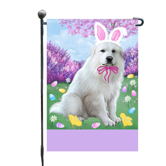 Personalized Easter Holiday Great Pyrenee Dog Custom Garden Flags GFLG-DOTD-A58881