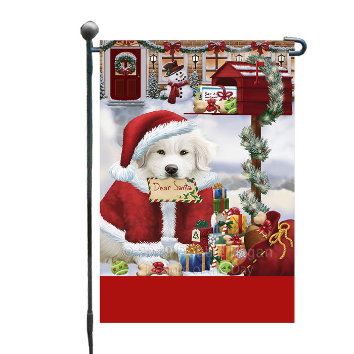 Personalized Happy Holidays Mailbox Great Pyrenees Dog Christmas Custom Garden Flags GFLG-DOTD-A59939