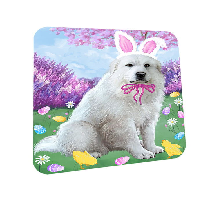 Easter Holiday Great Pyrenee Dog Coasters Set of 4 CST56862