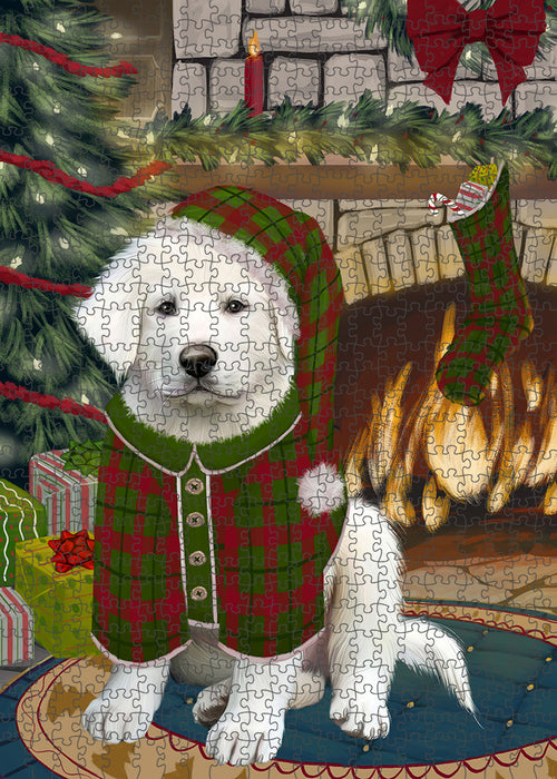 The Stocking was Hung Great Pyrenee Dog Puzzle  PUZL89500