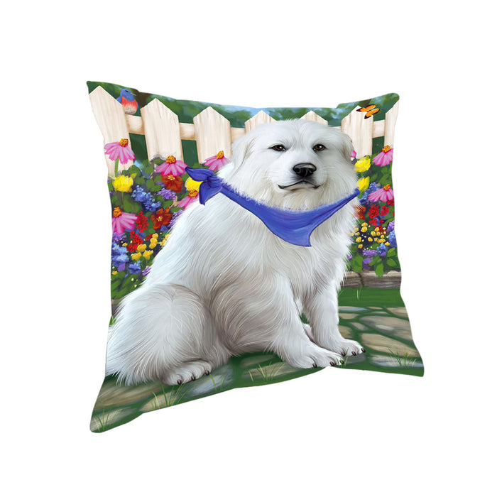 Spring Floral Great Pyrenee Dog Pillow PIL65192