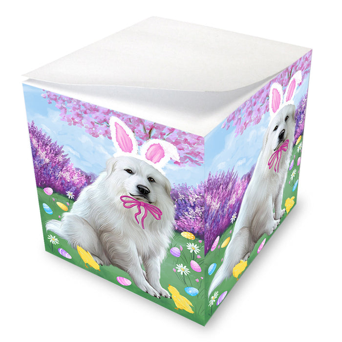 Easter Holiday Great Pyrenee Dog Note Cube NOC55021
