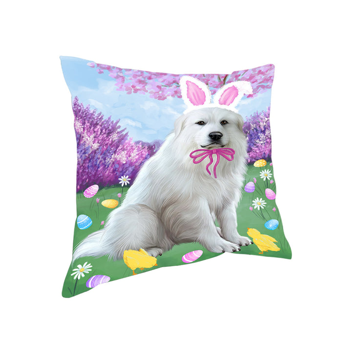 Easter Holiday Great Pyrenee Dog Pillow PIL82024