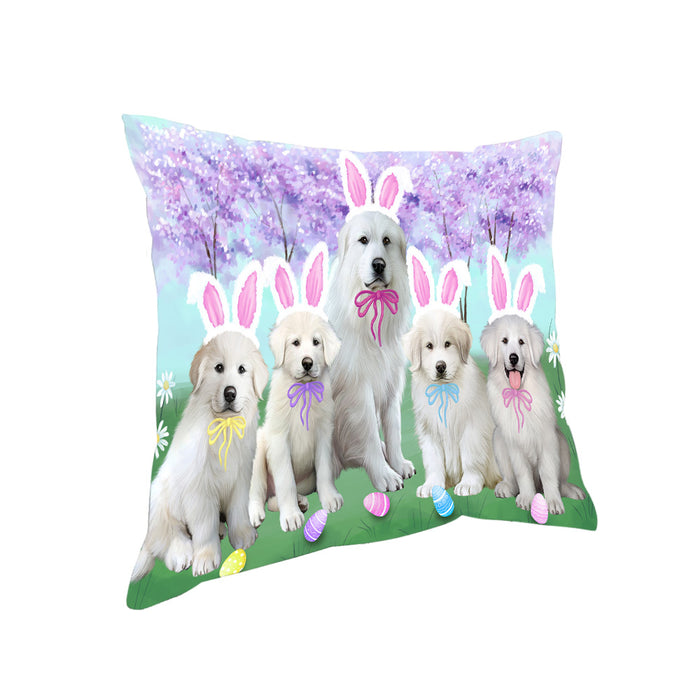 Easter Holiday Great Pyrenees Dog Pillow PIL82028