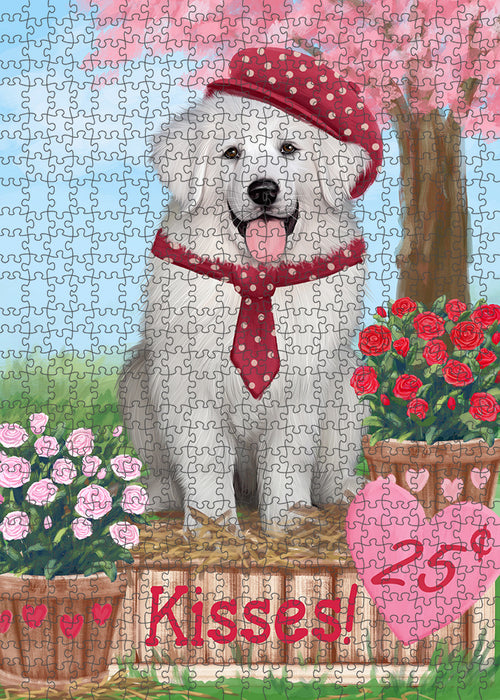 Rosie 25 Cent Kisses Great Pyrenee Dog Puzzle with Photo Tin PUZL91728