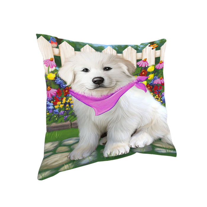 Spring Floral Great Pyrenee Dog Pillow PIL65196