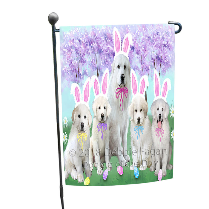Easter Holiday Great Pyrenees Dog Garden Flag GFLG57562
