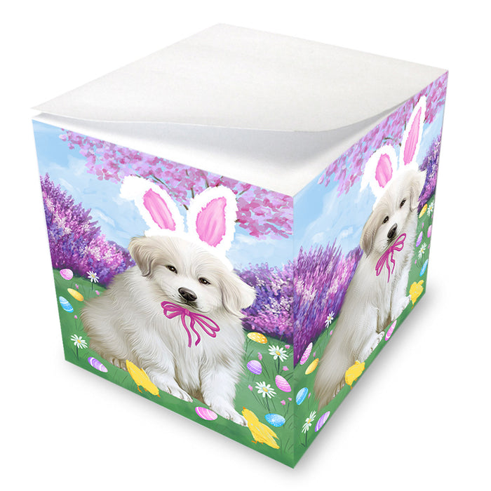 Easter Holiday Great Pyrenee Dog Note Cube NOC55023