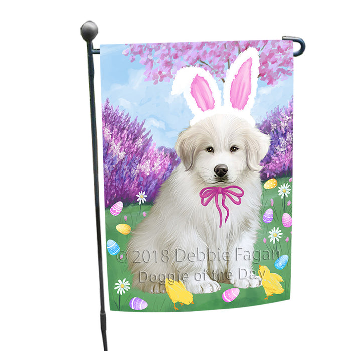 Easter Holiday Great Pyrenee Dog Garden Flag GFLG57563