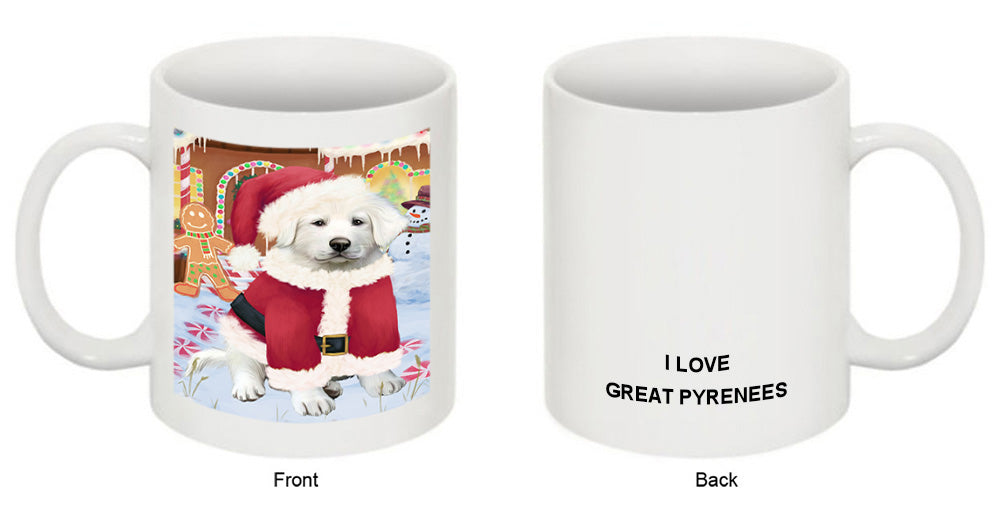 Christmas Gingerbread House Candyfest Great Pyrenee Dog Coffee Mug MUG51750