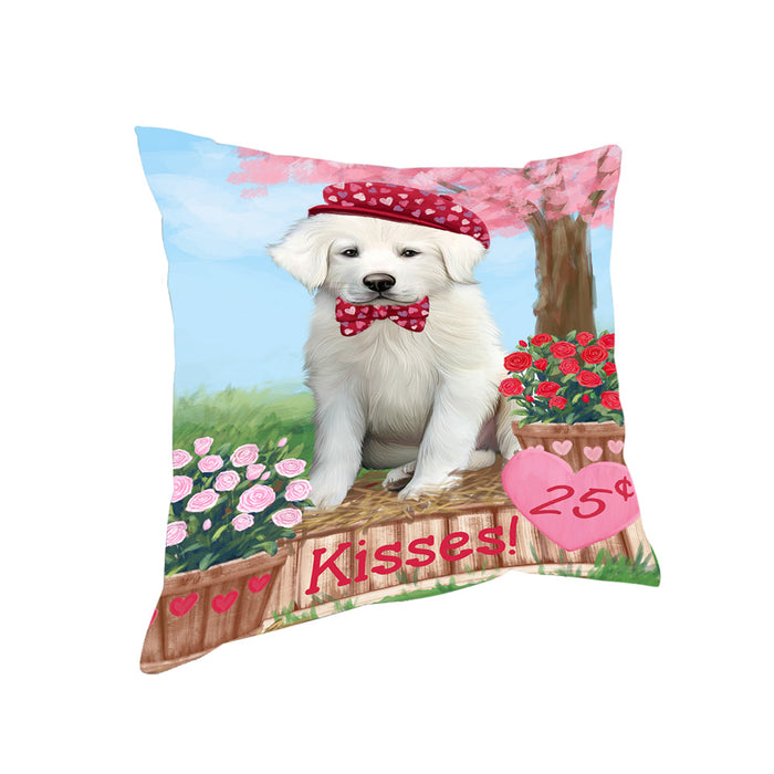 Rosie 25 Cent Kisses Great Pyrenee Dog Pillow PIL77820