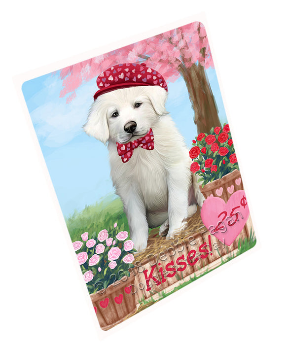 Rosie 25 Cent Kisses Great Pyrenee Dog Cutting Board C72783