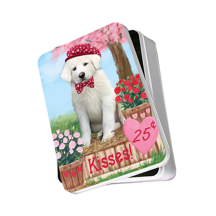 Rosie 25 Cent Kisses Great Pyrenee Dog Photo Storage Tin PITN55825