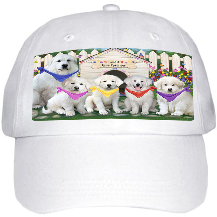 Spring Dog House Great Pyrenees Dog Ball Hat Cap HAT60354