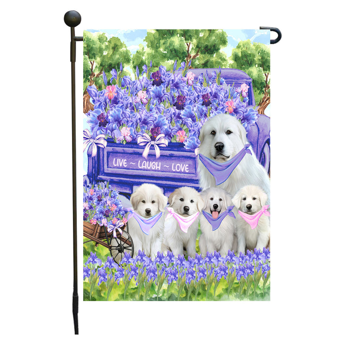 Great Pyrenee Dogs Garden Flag for Dog and Pet Lovers, Explore a Variety of Designs, Custom, Personalized, Weather Resistant, Double-Sided, Outdoor Garden Yard Decoration