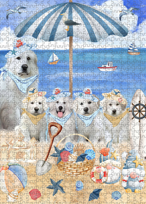 Great Pyrenee Jigsaw Puzzle for Adult, Interlocking Puzzles Games, Personalized, Explore a Variety of Designs, Custom, Dog Gift for Pet Lovers