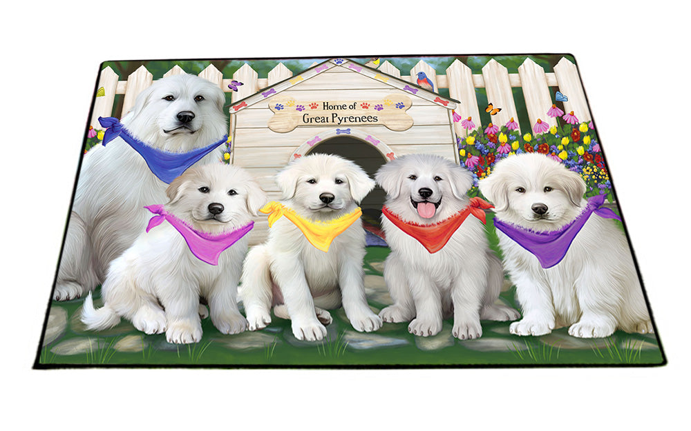 Spring Dog House Great Pyrenees Dog Floormat FLMS51549