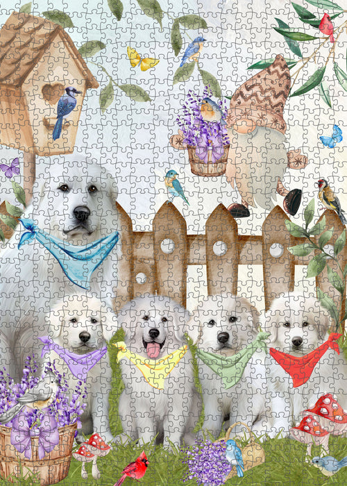 Great Pyrenee Jigsaw Puzzle: Explore a Variety of Designs, Interlocking Halloween Puzzles for Adult, Custom, Personalized, Pet Gift for Dog Lovers
