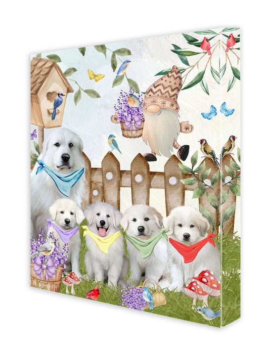 Great Pyrenees Canvas: Explore a Variety of Custom Designs, Personalized, Digital Art Wall Painting, Ready to Hang Room Decor, Gift for Pet & Dog Lovers