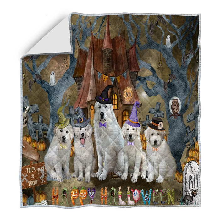 Great Pyrenee Quilt: Explore a Variety of Bedding Designs, Custom, Personalized, Bedspread Coverlet Quilted, Gift for Dog and Pet Lovers
