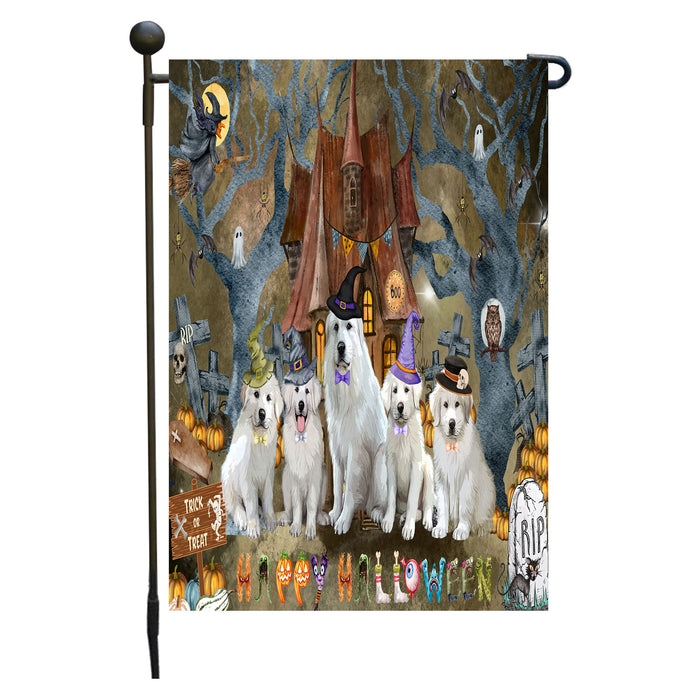 Great Pyrenee Dogs Garden Flag: Explore a Variety of Designs, Personalized, Custom, Weather Resistant, Double-Sided, Outdoor Garden Halloween Yard Decor for Dog and Pet Lovers