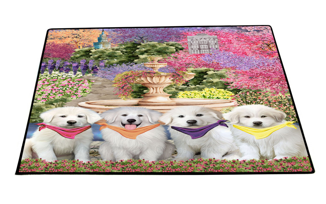 Great Pyrenees Floor Mat, Explore a Variety of Custom Designs, Personalized, Non-Slip Door Mats for Indoor and Outdoor Entrance, Pet Gift for Dog Lovers