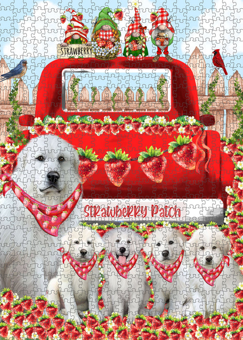 Great Pyrenee Jigsaw Puzzle: Explore a Variety of Designs, Interlocking Halloween Puzzles for Adult, Custom, Personalized, Pet Gift for Dog Lovers