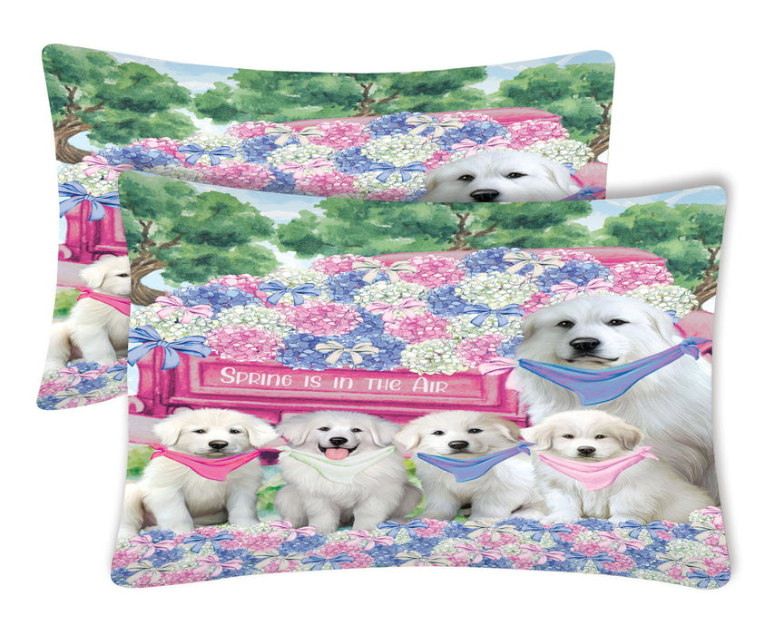 Great Pyrenees Pillow Case, Explore a Variety of Designs, Personalized, Soft and Cozy Pillowcases Set of 2, Custom, Dog Lover's Gift