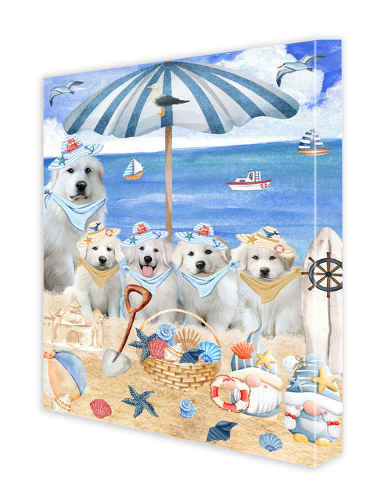 Great Pyrenees Canvas: Explore a Variety of Designs, Custom, Digital Art Wall Painting, Personalized, Ready to Hang Halloween Room Decor, Pet Gift for Dog Lovers