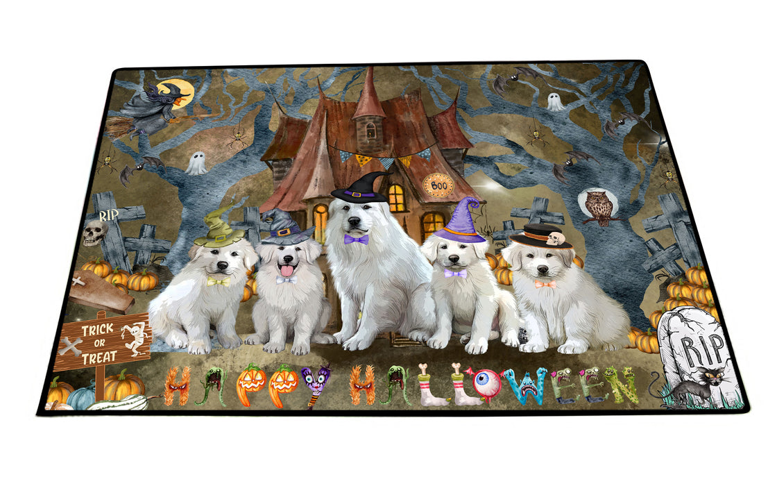 Great Pyrenees Floor Mats: Explore a Variety of Designs, Personalized, Custom, Halloween Anti-Slip Doormat for Indoor and Outdoor, Dog Gift for Pet Lovers