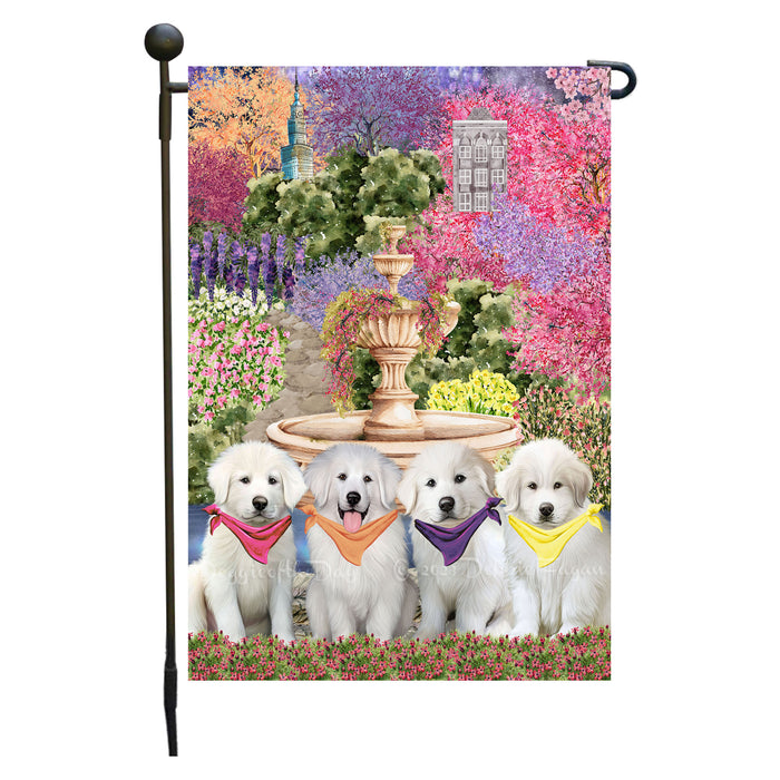 Great Pyrenee Dogs Garden Flag: Explore a Variety of Designs, Weather Resistant, Double-Sided, Custom, Personalized, Outside Garden Yard Decor, Flags for Dog and Pet Lovers