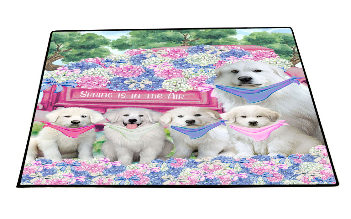 Great Pyrenees Floor Mat and Door Mats, Explore a Variety of Designs, Personalized, Anti-Slip Welcome Mat for Outdoor and Indoor, Custom Gift for Dog Lovers