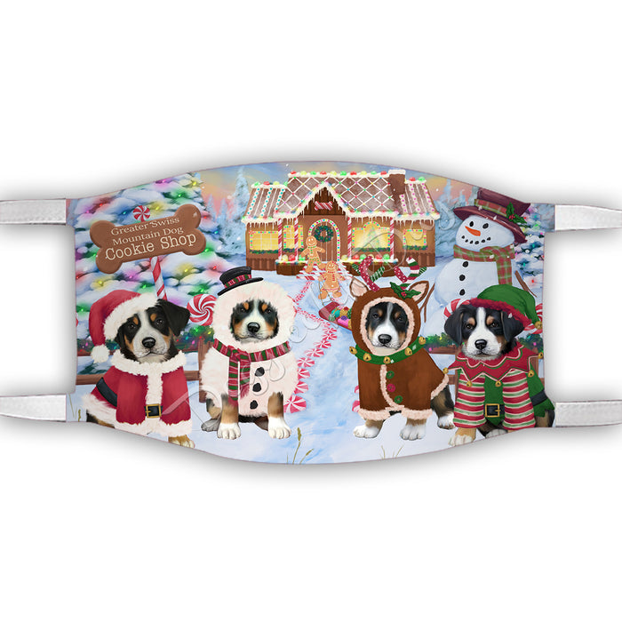 Holiday Gingerbread Cookie Greater Swiss Mountain Dogs Shop Face Mask FM48902