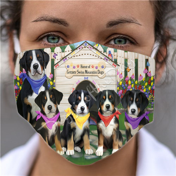 Spring Dog House Greater Swiss Mountain Dogs Face Mask FM48805