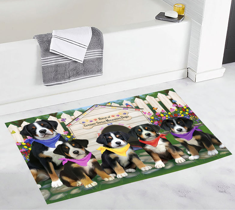 Spring Dog House Greater Swiss Mountain Dogs Bath Mat