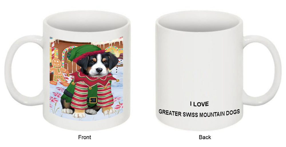Christmas Gingerbread House Candyfest Greater Swiss Mountain Dog Coffee Mug MUG51752