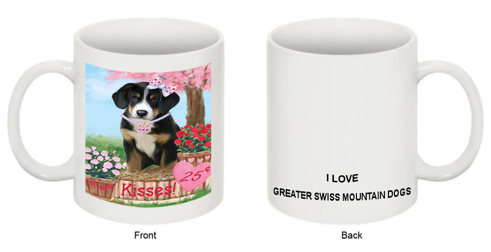 Rosie 25 Cent Kisses Greater Swiss Mountain Dog Coffee Mug MUG51281