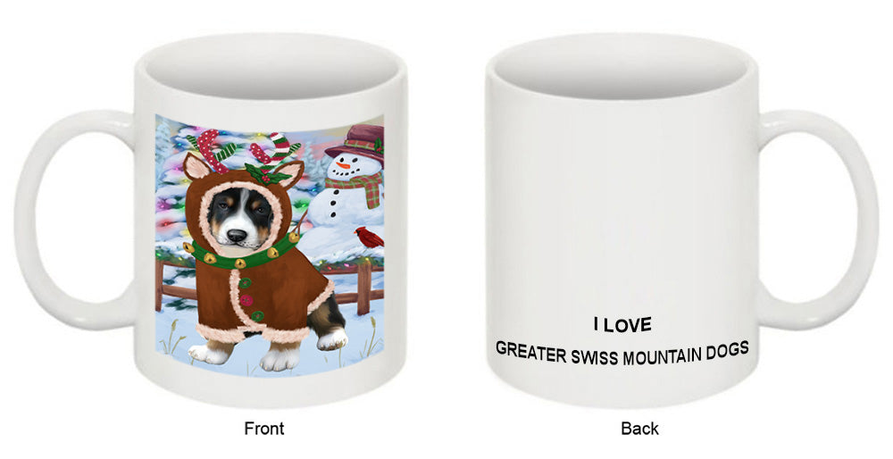 Christmas Gingerbread House Candyfest Greater Swiss Mountain Dog Coffee Mug MUG51753