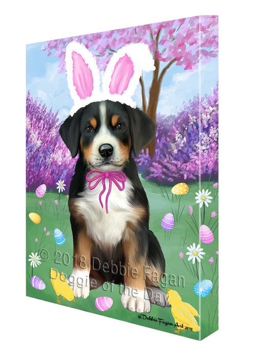 Easter Holiday Greater Swiss Mountain Dog Canvas Print Wall Art Décor CVS134666