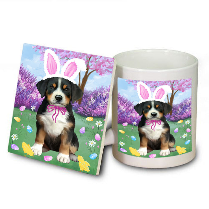 Easter Holiday Greater Swiss Mountain Dog Mug and Coaster Set MUC56901