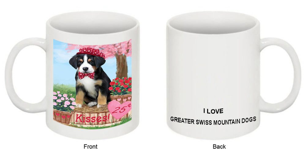 Rosie 25 Cent Kisses Greater Swiss Mountain Dog Coffee Mug MUG51283