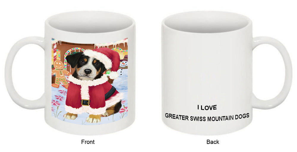 Christmas Gingerbread House Candyfest Greater Swiss Mountain Dog Coffee Mug MUG51754