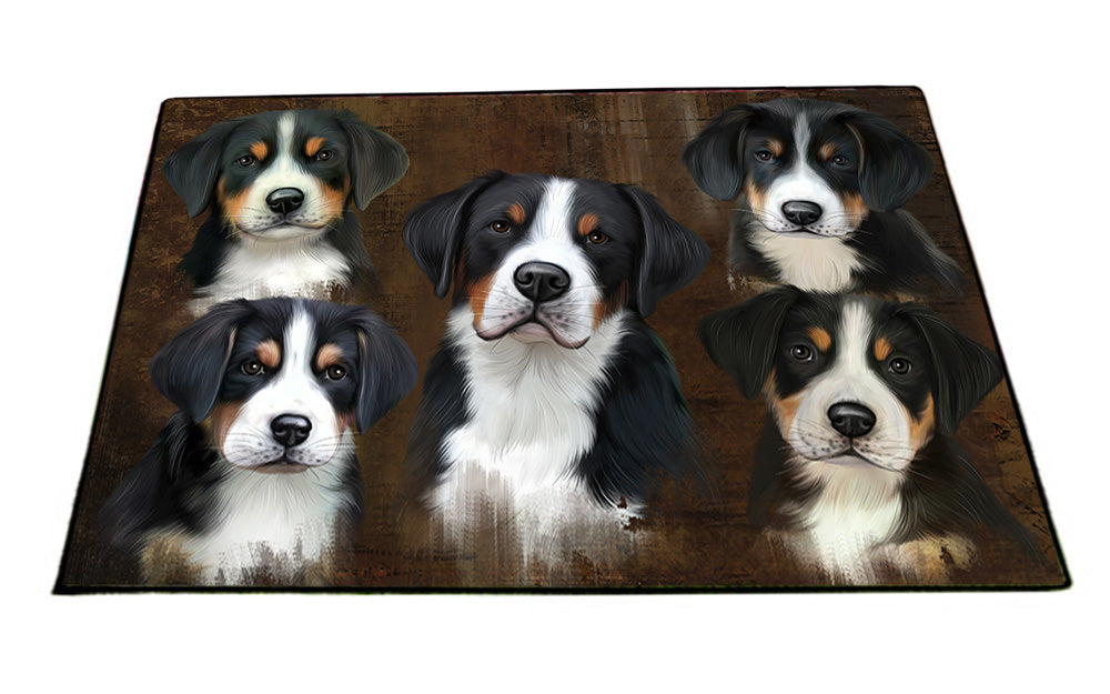 Rustic 5 Greater Swiss Mountain Dog Floormat FLMS54442