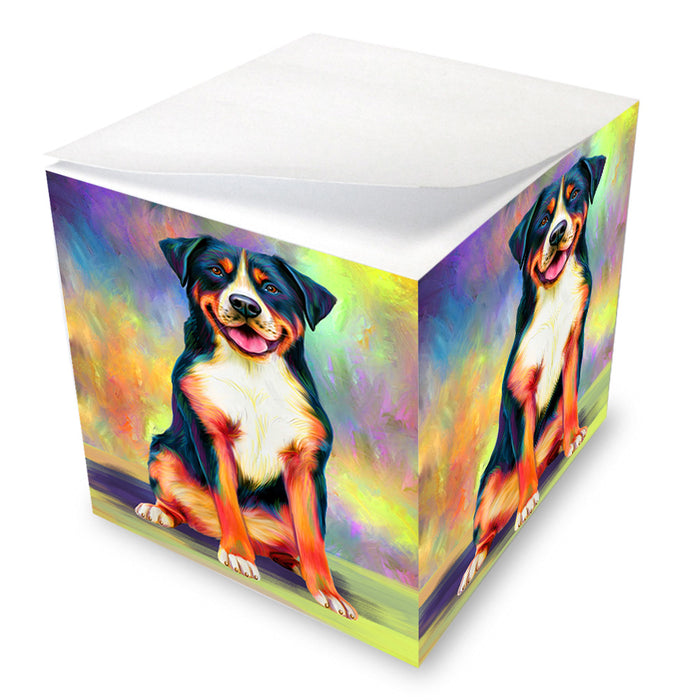 Paradise Wave Greater Swiss Mountain Dog Note Cube NOC54143