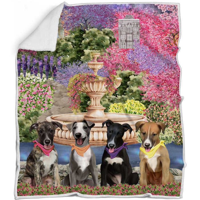 Greyhound Blanket: Explore a Variety of Designs, Personalized, Custom Bed Blankets, Cozy Sherpa, Fleece and Woven, Dog Gift for Pet Lovers