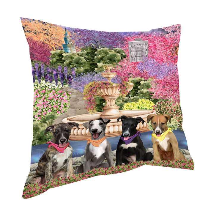 Greyhound Pillow: Explore a Variety of Designs, Custom, Personalized, Pet Cushion for Sofa Couch Bed, Halloween Gift for Dog Lovers