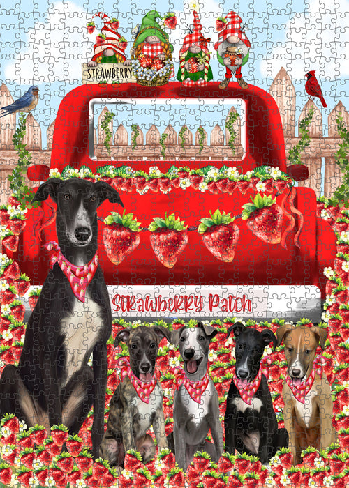 Greyhound Jigsaw Puzzle: Explore a Variety of Personalized Designs, Interlocking Puzzles Games for Adult, Custom, Dog Lover's Gifts