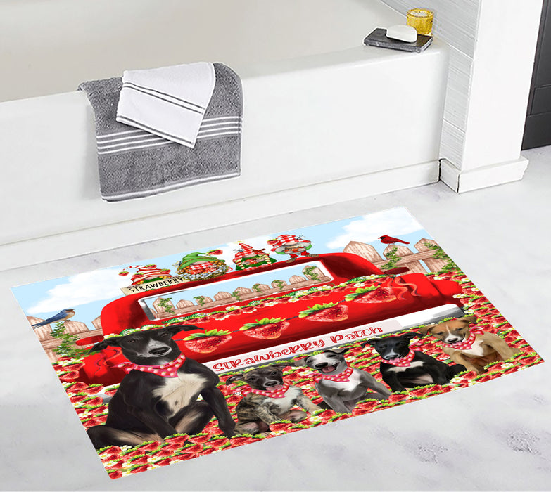 Greyhound Anti-Slip Bath Mat, Explore a Variety of Designs, Soft and Absorbent Bathroom Rug Mats, Personalized, Custom, Dog and Pet Lovers Gift