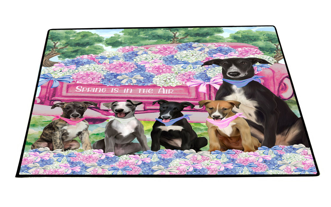 Greyhound Floor Mats and Doormat: Explore a Variety of Designs, Custom, Anti-Slip Welcome Mat for Outdoor and Indoor, Personalized Gift for Dog Lovers